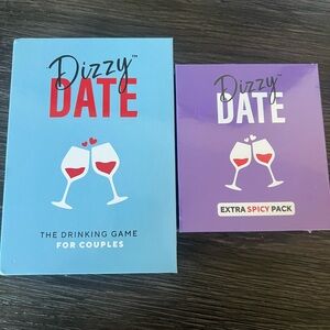 Drinking Game for Couples - Blue and Purple DIZZY DATE